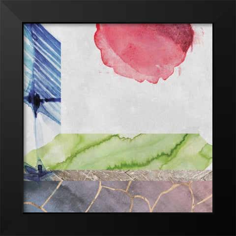 Earth Glows 2 Black Modern Wood Framed Art Print by Duncan-He, Louis