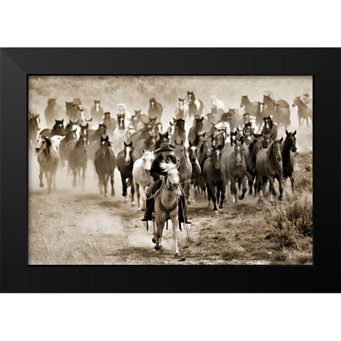 Heading Home Black Modern Wood Framed Art Print by Dearing, Lisa