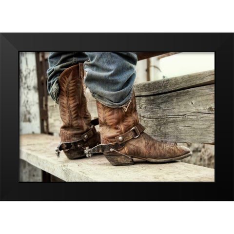 Like a Second Skin Black Modern Wood Framed Art Print by Dearing, Lisa