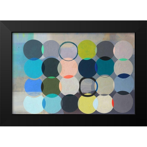 All of Space Is Completely Silent Black Modern Wood Framed Art Print by Duffy, Naomi Taitz