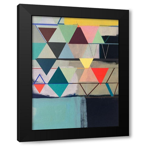 I Was Hoping You Would Come Black Modern Wood Framed Art Print by Duffy, Naomi Taitz