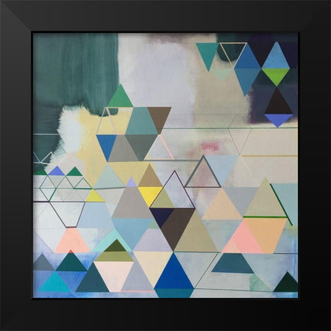 Journey Time Black Modern Wood Framed Art Print by Duffy, Naomi Taitz