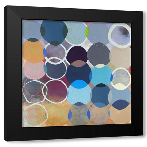 Which Way the World Turns Black Modern Wood Framed Art Print by Duffy, Naomi Taitz