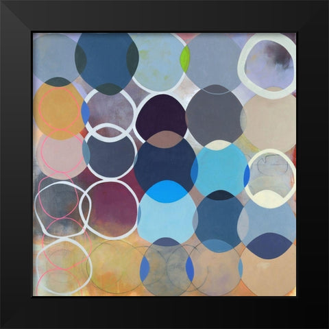 Which Way the World Turns Black Modern Wood Framed Art Print by Duffy, Naomi Taitz