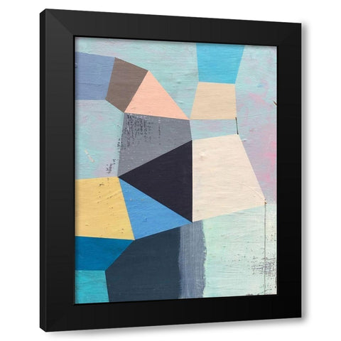Sitting Still Black Modern Wood Framed Art Print by Duffy, Naomi Taitz