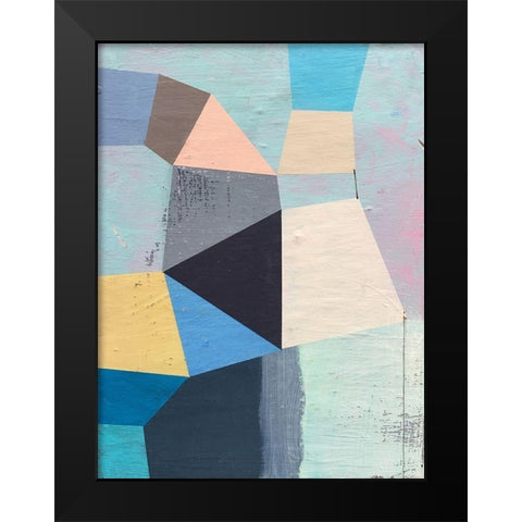 Sitting Still Black Modern Wood Framed Art Print by Duffy, Naomi Taitz
