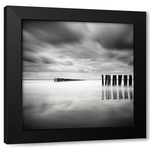The Gathering Black Modern Wood Framed Art Print by Dragt, Wilco