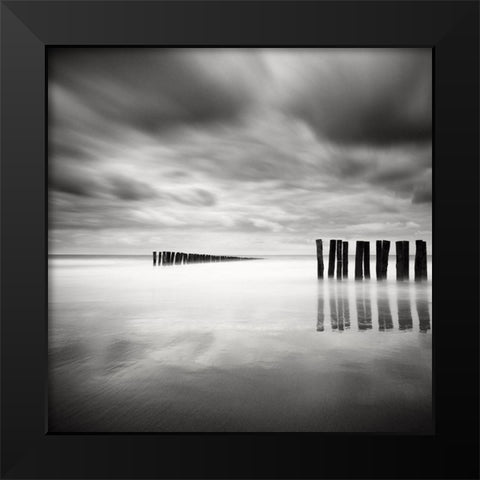 The Gathering Black Modern Wood Framed Art Print by Dragt, Wilco