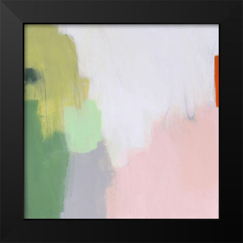 Lemon Ambrosia Black Modern Wood Framed Art Print by Donoho, Melissa
