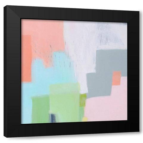 Persica Black Modern Wood Framed Art Print by Donoho, Melissa