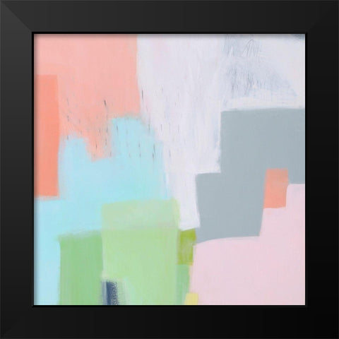 Persica Black Modern Wood Framed Art Print by Donoho, Melissa