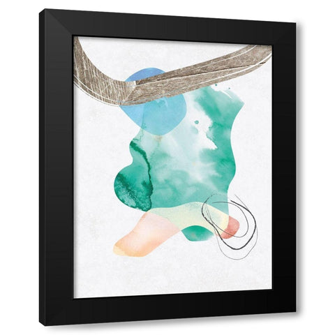 Eternal Radiance No. 2 Black Modern Wood Framed Art Print by Duncan-He, Louis