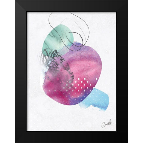 Cultural Reflection No. 2 Black Modern Wood Framed Art Print by Duncan-He, Louis