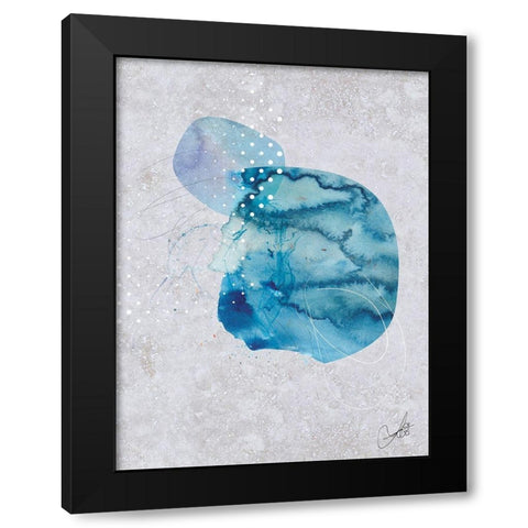 Mystic Steed No. 1 Black Modern Wood Framed Art Print with Double Matting by Duncan-He, Louis
