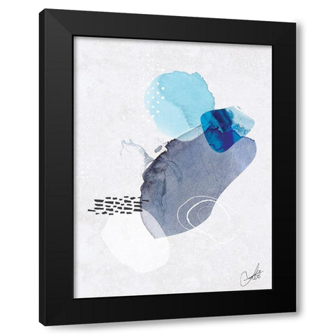 Mystic Steed No. 2 Black Modern Wood Framed Art Print by Duncan-He, Louis