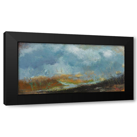 Spires Black Modern Wood Framed Art Print by Dennis, Patrick