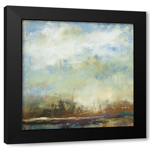 Thai Effect Black Modern Wood Framed Art Print with Double Matting by Dennis, Patrick