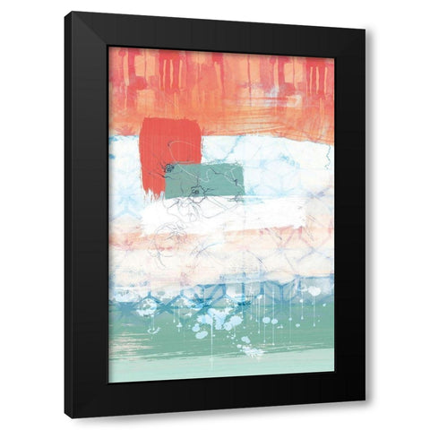 Unexpected Bloom No. 2 Black Modern Wood Framed Art Print by Duncan-He, Louis