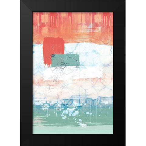 Unexpected Bloom No. 2 Black Modern Wood Framed Art Print by Duncan-He, Louis