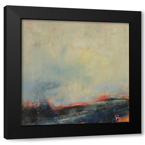 Burnout Black Modern Wood Framed Art Print with Double Matting by Dennis, Patrick