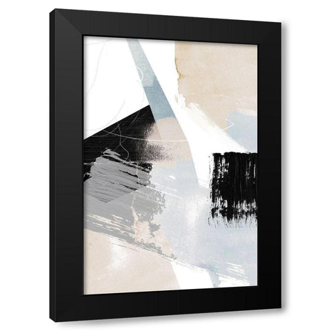 New Beginning 1 Black Modern Wood Framed Art Print with Double Matting by Duncan-He, Louis