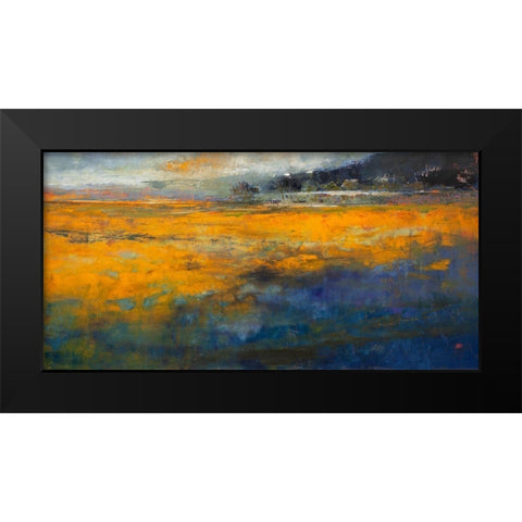 Marshes Black Modern Wood Framed Art Print by Dennis, Patrick