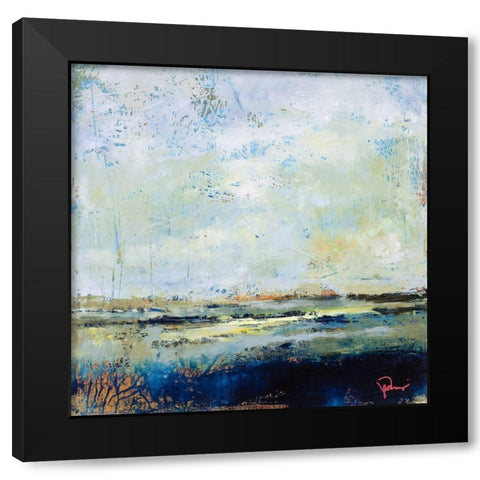 Low Tide Black Modern Wood Framed Art Print by Dennis, Patrick