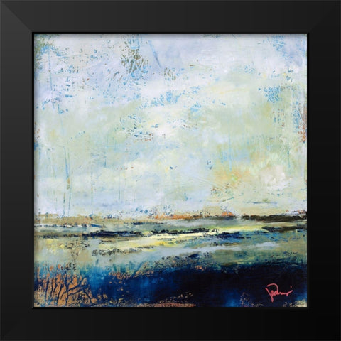 Low Tide Black Modern Wood Framed Art Print by Dennis, Patrick