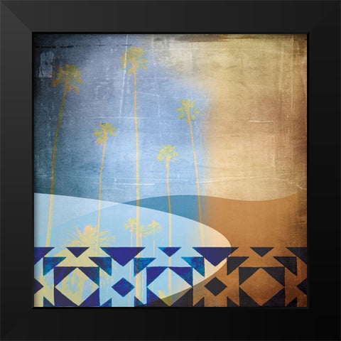 Tropic One Black Modern Wood Framed Art Print by Duncan-He, Louis