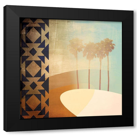 Tropic Two Black Modern Wood Framed Art Print by Duncan-He, Louis
