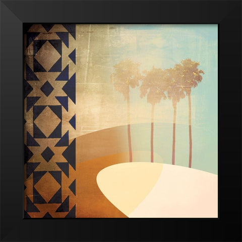 Tropic Two Black Modern Wood Framed Art Print by Duncan-He, Louis