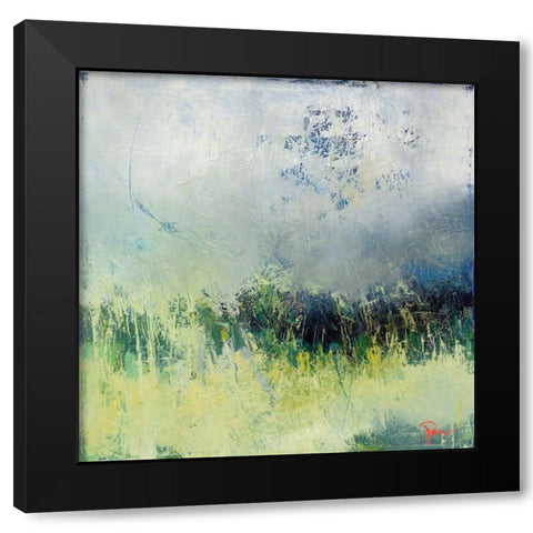 In The Weeds Black Modern Wood Framed Art Print by Dennis, Patrick