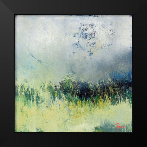 In The Weeds Black Modern Wood Framed Art Print by Dennis, Patrick