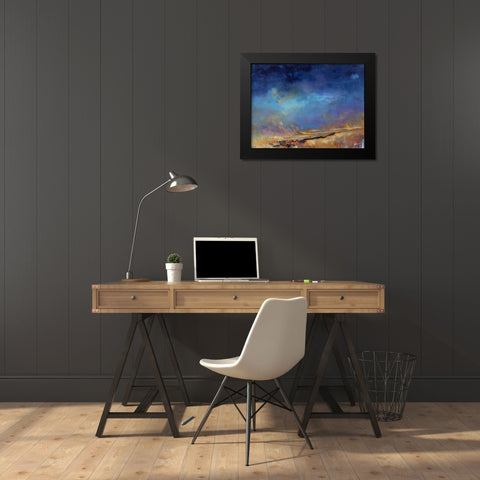 Lost Land Black Modern Wood Framed Art Print by Dennis, Patrick