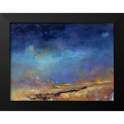 Lost Land Black Modern Wood Framed Art Print by Dennis, Patrick