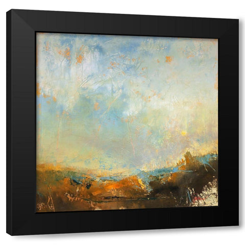 Scaffold Black Modern Wood Framed Art Print by Dennis, Patrick