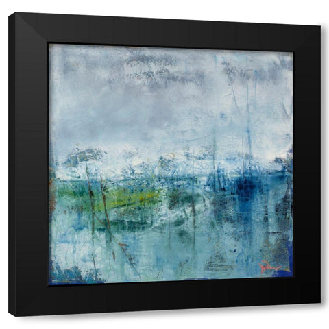 Thaw Black Modern Wood Framed Art Print by Dennis, Patrick