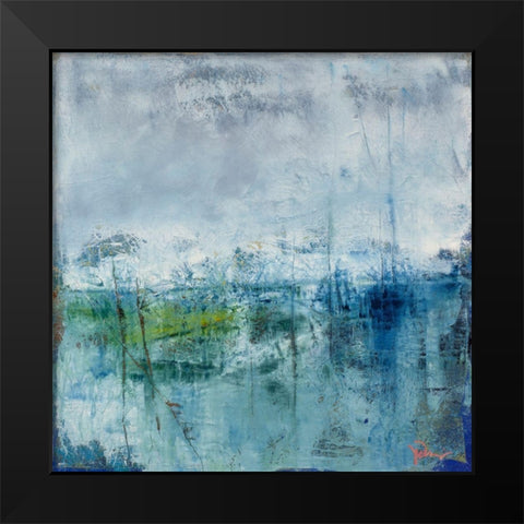 Thaw Black Modern Wood Framed Art Print by Dennis, Patrick
