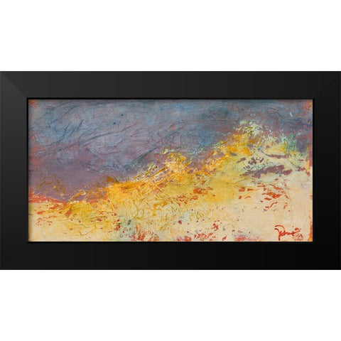 Aerial Black Modern Wood Framed Art Print by Dennis, Patrick