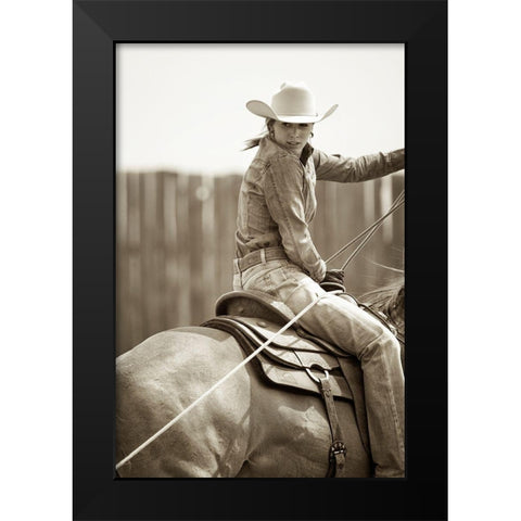 Got One Black Modern Wood Framed Art Print by Dearing, Lisa