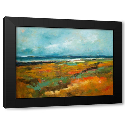 Benchmarks Black Modern Wood Framed Art Print with Double Matting by Dennis, Patrick