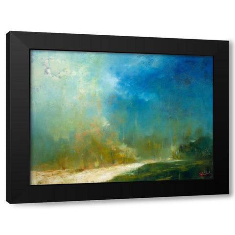 The Path Black Modern Wood Framed Art Print with Double Matting by Dennis, Patrick