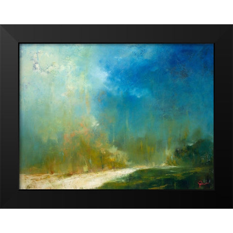 The Path Black Modern Wood Framed Art Print by Dennis, Patrick