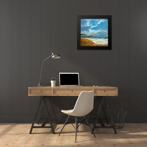 Williams Black Modern Wood Framed Art Print by Dennis, Patrick