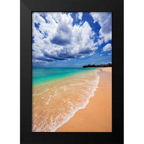 A Perfect Day Black Modern Wood Framed Art Print by Davis, Lizzy