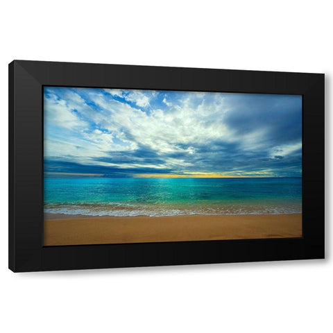 The Last Light Black Modern Wood Framed Art Print with Double Matting by Davis, Lizzy