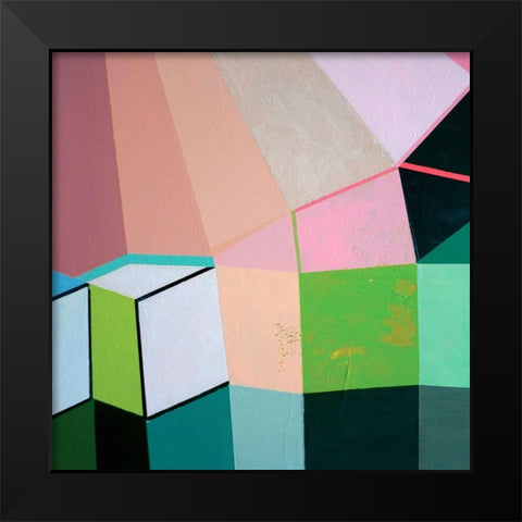 Angles No. 1 Black Modern Wood Framed Art Print by Duffy, Naomi Taitz