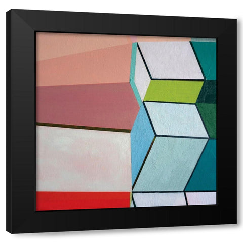 Angles No. 2 Black Modern Wood Framed Art Print by Duffy, Naomi Taitz