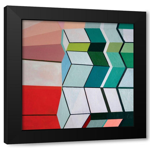 Angles No. 3 Black Modern Wood Framed Art Print by Duffy, Naomi Taitz