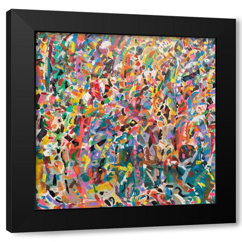 Meditations No. 1 Black Modern Wood Framed Art Print with Double Matting by Dick, Steven